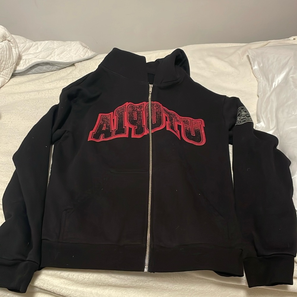 Cactus Jack Travis scott Reverse Utopia Black Zip up